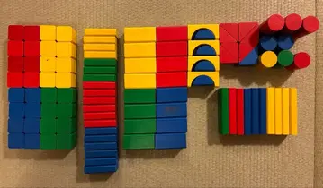 HEROS 100피스 독일제 쌓기 나무