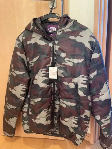 카모플라쥬 카모플라주 다운 자켓 L 사이즈 미사용품 SIXSTARWEAR