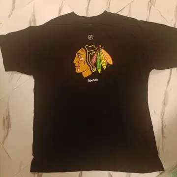 리복 시카고 블랙호크스 티셔츠