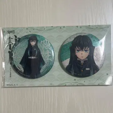 귀멸의 칼날 기둥전 토키토 무이치로 키 비주얼 글리터 캔뱃지 세트