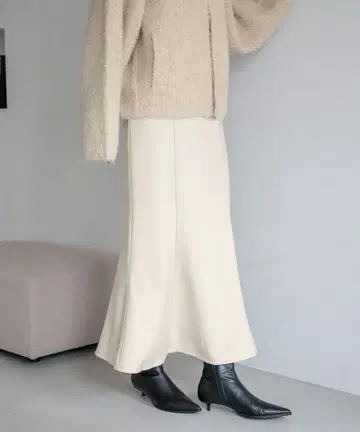 LOWRYSFARM 울 라이크 머메이드 스커트