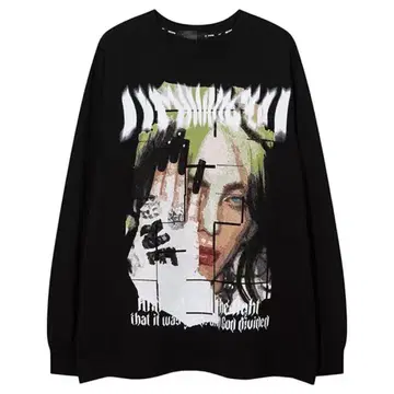 빌리 아이리쉬 T셔츠 L 사이즈 Billie Eilish
