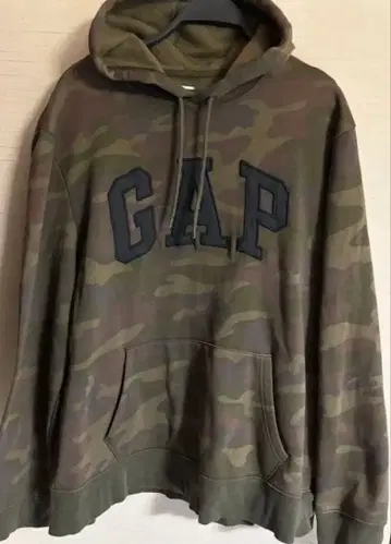 GAP 카모플라쥬 후드 맨투맨 XL 사이즈 카모플라주