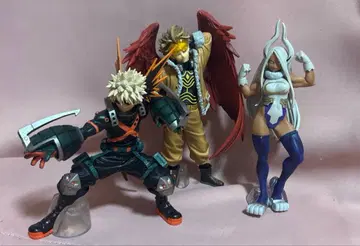 나의 히어로 아카데미아 제일복권 바쿠고 호크스 미르코 피규어 3체 세트