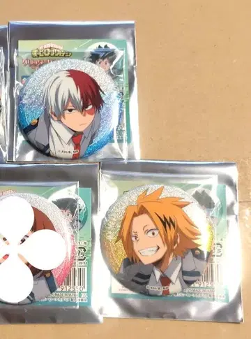 글리터 캔배지 토도로키 카미나리