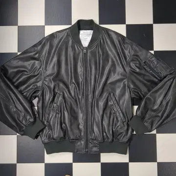 RAGEBLUE 인조 가죽 ma-1