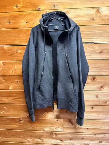 JORDAN 조던 다크 그레이 후드 부착 후드티