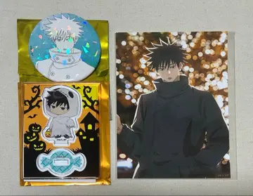 주술회전 말큐브 콜라보 후시구로 메구미 캔뱃지 아크릴 스탠드