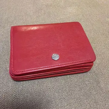 STANDARD SUPPLY 빨간색 이단 접이식 지갑