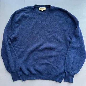 80s 폴 스튜어트 알파카 니트 네이비 L 사이즈 새상품급