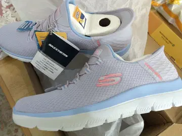 SKECHERS 핸즈프리 Slip-Ins 연보라 24.5 미사용 새상품