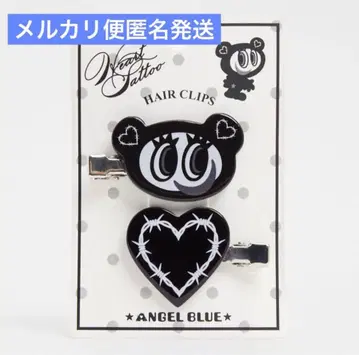 모노톤 나카무라 군 페이스 헤어 클립 Heart Tattoo