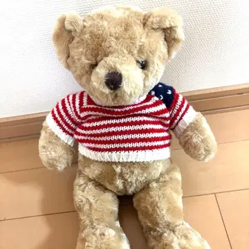 테디베어 미국 국기 스웨터 곰 봉제 인형