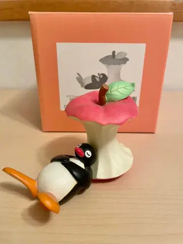 핑구 마스코트 폴리레진 애플 사과 사과