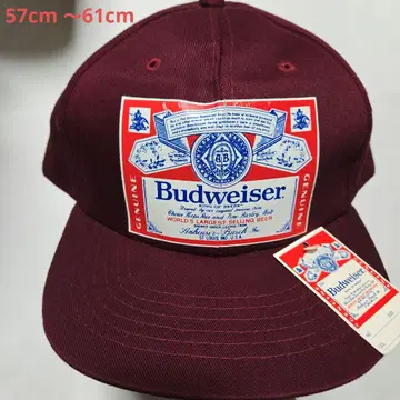 Budweiser 야구 모자 와인 레드 버드와이저 새상품
