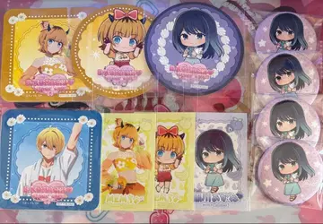 최애의 아이 MEM 멤 아쿠아 아카네 스이파라 에스픽 카페 캔뱃지 특전