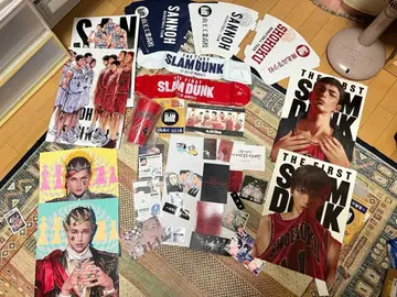 SLAM DUNK 관련 굿즈 세트 (20개 이상)