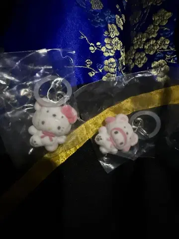 산리오 캐릭터 메지루시 액세서리 포근포근 스노우 마이멜로디 쿠로미 세트