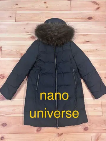 NANO universe 다운 코트 자켓 네이비 36