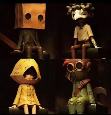 리틀 나이트메어 모니터 탑 피규어 식스&애로우&모노 &로