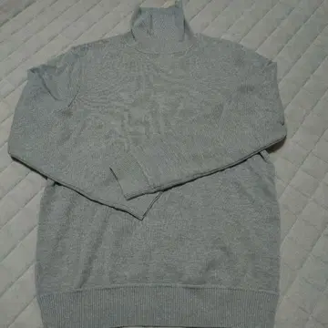 GIORDANO 터틀넥 스웨터 그레이 XL