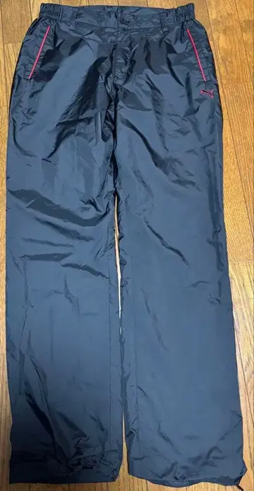 푸마 골프 팬츠 블랙 빨간색 라인