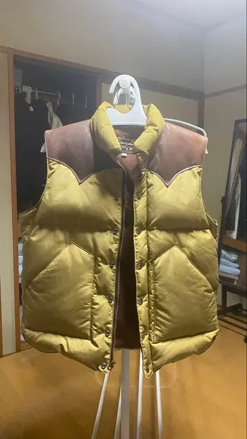 슈가케인 다운 베스트 L 브라운 베이지 아메카지