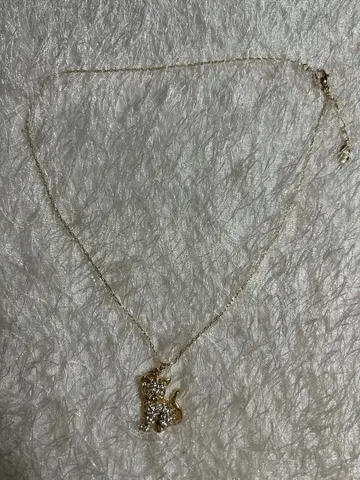 고양이 모티브 목걸이