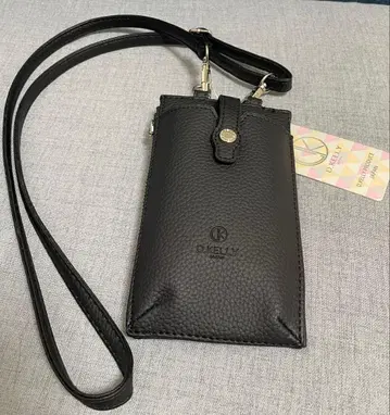 [택 포함 새상품] D.KELLY 스마트폰 숄더백 (블랙)