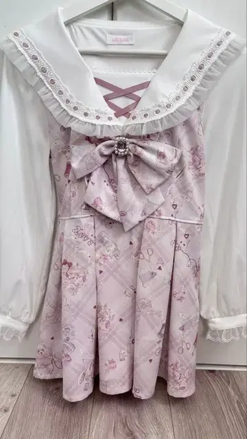 LIZLISA 리즈리사 Sewing bear 패턴 셋업