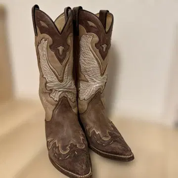 최종 가격 SANCHO 웨스턴 부츠 천연 가죽 가죽 39 사이즈