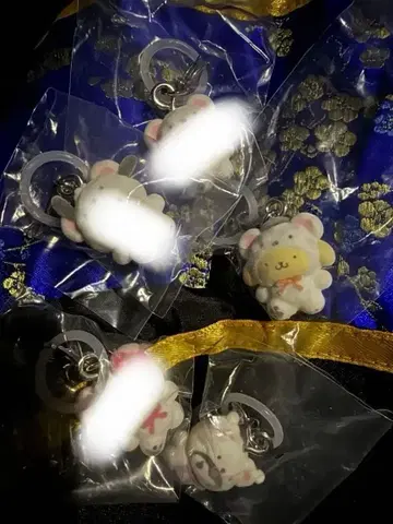 산리오 메지루시 액세서리 복슬복슬 스노우