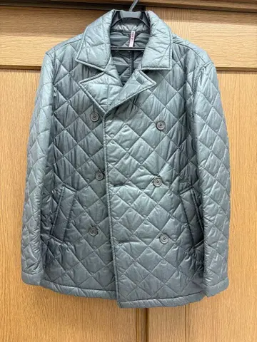 새상품급 라코스테 LACOSTE 퀼팅 피 코트 L