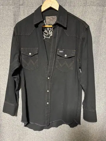 The Letters 데님 셔츠