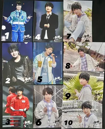 나니와단시 오오니시 류세이 공식 사진 포토 세트 소년들