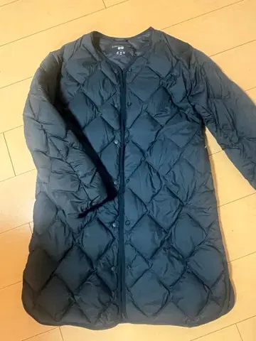 UNIQLO 울트라 라이트 다운 코트 BLACK 다운 자켓