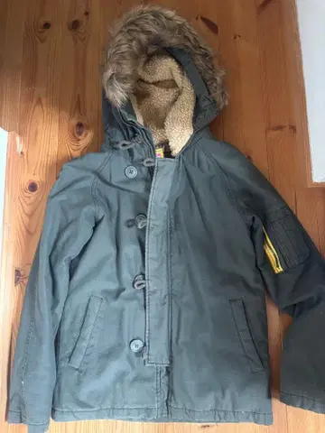 밀리터리 자켓 보아 라이닝 퍼 포함