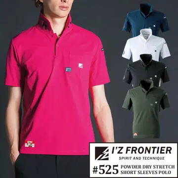 미사용 새상품 I'Z FRONTIER / 아이즈프론티어 피케 셔츠 L