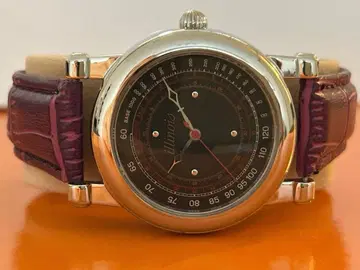 손목시계 일리노이 자동 와인딩 텔레미터 블랙 다이얼 Illinois