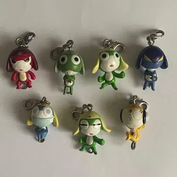 개구리 중사 케로로 케로로 소대 전원 집합입니다 지퍼 마스코트 묶음 판매