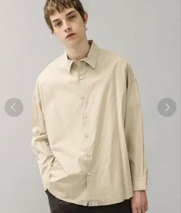 STUDIOUS 토마스 메이슨 베이지 셔츠