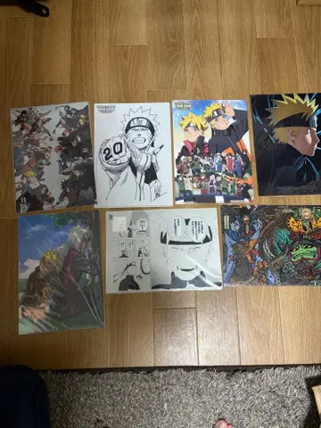 나루토 NARUTO 클리어 파일 세트 7매