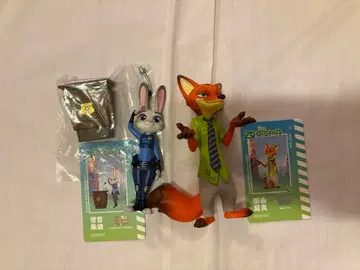 주토피아 피규어 세트 닉 주디