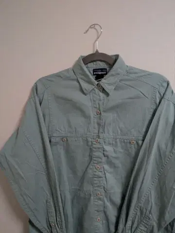 Patagonia 긴팔 셔츠 민트 그린