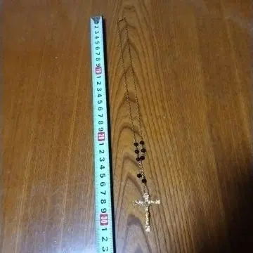 나가부치 츠요시 로자리오풍 크로스 목걸이 탑