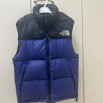 THE NORTH FACE 다운 베스트 블랙 보라색