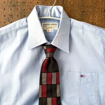빈티지 피에르 가르뎅 비즈니스 셔츠 넥타이