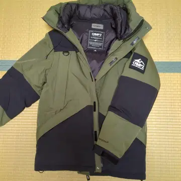 CAMP7 후드 부착 다운 자켓 XL
