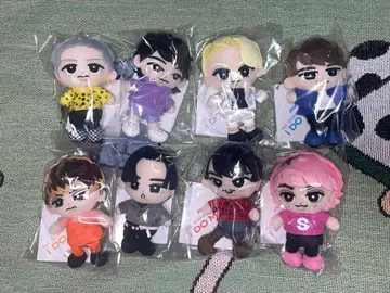 스노우 칠 8인분 봉제 인형 Snow Man