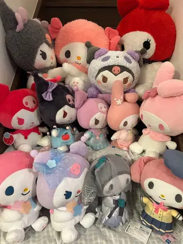 쿠로미 마이멜로디 봉제 인형 묶음 판매